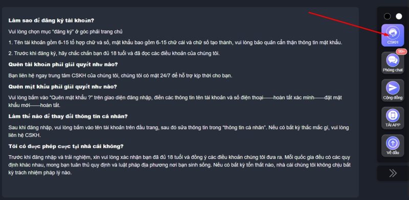Bộ phận CSKH 88AA hoạt động 24/7 qua live chat, Telegram hoặc Zalo.